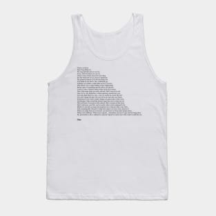 Glee Quotes Tank Top